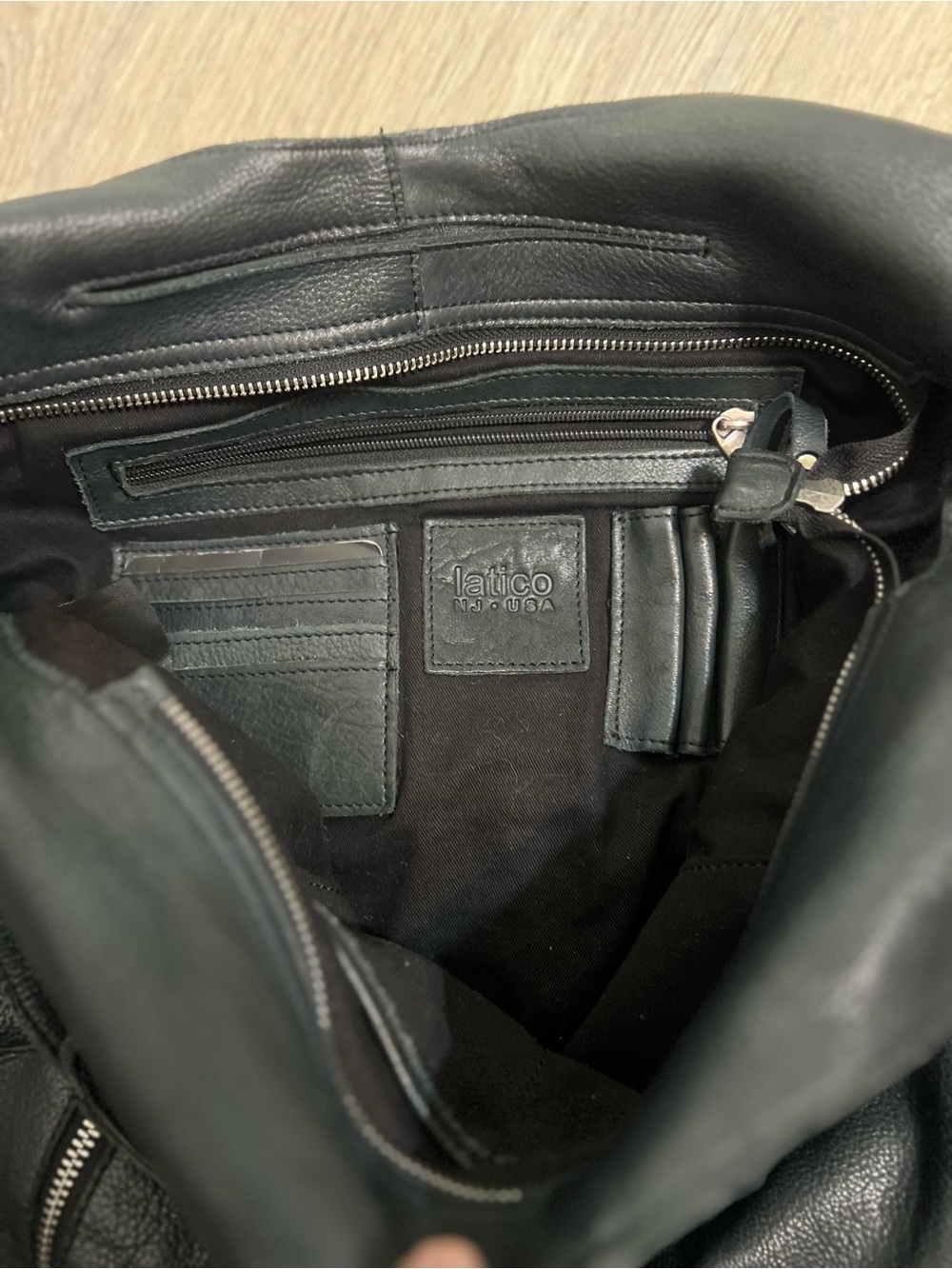 Latico black Leather Hobo Bag - Picture 4 of 8